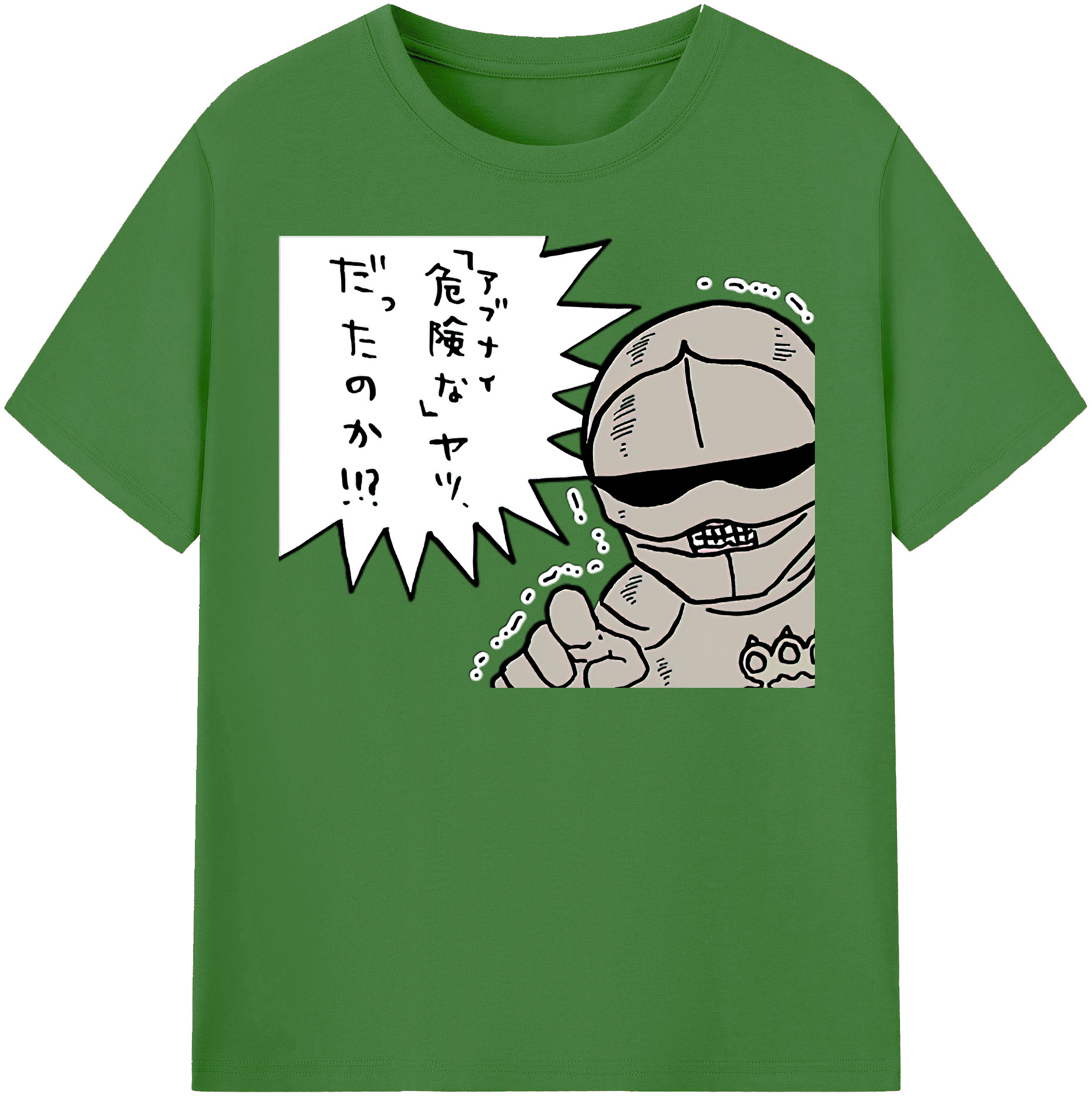 （画像用） ちいかわ 労働の鎧さん Chii-kawa Mr. Armor of Labor レディースカジュアルプリントTシャツ（綿100％）